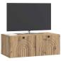 Preview: Wandmontierter TV-Schrank 78,5 x 41 x 30 cm Artisan-Eiche