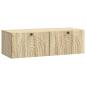 Preview: Wandmontierter TV-Schrank Sonoma-Eiche 98 x 41 x 30 cm