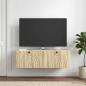 Preview: Wandmontierter TV-Schrank Sonoma-Eiche 98 x 41 x 30 cm