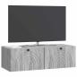 Preview: Wandmontierter TV-Schrank Graues Sonoma 99 x 41 x 30 cm