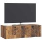 Preview: Wandmontierter TV-Schrank Altholz 99 x 41 x 30 cm Holzwerkstoff