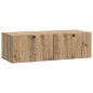 Preview: Wandmontierter TV-Schrank 99 x 41 x 30 cm Artisan-Eiche