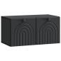 Preview: Wandmontierter TV-Schrank Schwarz 59,5 x 31 x 30 cm