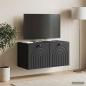 Preview: Wandmontierter TV-Schrank Schwarz 59,5 x 31 x 30 cm