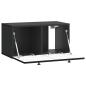 Preview: Wandmontierter TV-Schrank Schwarz 59,5 x 31 x 30 cm