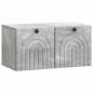 Preview: Wandmontierter TV-Schrank Betongrau 59,5 x 31 x 30 cm
