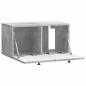 Preview: Wandmontierter TV-Schrank Betongrau 59,5 x 31 x 30 cm