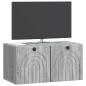Preview: Wandmontierter TV-Schrank Graues Sonoma 59,5 x 31 x 30 cm