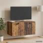 Preview: Wandmontierter TV-Schrank Altholz 59,5 x 31 x 30 cm