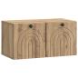 Preview: Wandmontierter TV-Schrank 59,5 x 31 x 30 cm Artisan-Eiche