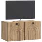 Preview: Wandmontierter TV-Schrank 59,5 x 31 x 30 cm Artisan-Eiche