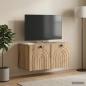 Preview: Wandmontierter TV-Schrank 59,5 x 31 x 30 cm Artisan-Eiche