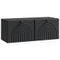 Preview: Wandmontierter TV-Schrank Schwarz 78,5 x 31 x 30 cm