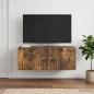 Preview: ARDEBO.de - Wandmontierter TV-Schrank Geräucherte Eiche 78,5 x 31 x 30 cm