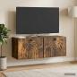 Preview: Wandmontierter TV-Schrank Geräucherte Eiche 78,5 x 31 x 30 cm