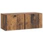 Preview: Wandmontierter TV-Schrank Altholz 78,5 x 31 x 30 cm