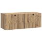 Preview: Wandmontierter TV-Schrank 78,5 x 31 x 30 cm Artisan-Eiche