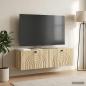 Preview: ARDEBO.de - Wandmontierter TV-Schrank Sonoma-Eiche 98 x 31 x 30 cm