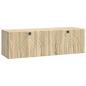 Preview: Wandmontierter TV-Schrank Sonoma-Eiche 98 x 31 x 30 cm