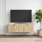 Preview: Wandmontierter TV-Schrank Sonoma-Eiche 98 x 31 x 30 cm