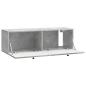 Preview: Wandmontierter TV-Schrank Betongrau 98 x 31 x 30 cm