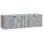 Preview: Wandmontierter TV-Schrank Graues Sonoma 98 x 31 x 30 cm