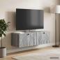 Preview: Wandmontierter TV-Schrank Graues Sonoma 98 x 31 x 30 cm