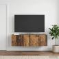 Preview: ARDEBO.de - Wandmontierter TV-Schrank Altholz 98 x 31 x 30 cm Holzwerkstoff