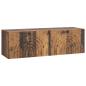 Preview: Wandmontierter TV-Schrank Altholz 98 x 31 x 30 cm Holzwerkstoff