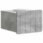 Preview: Wandmontierter Nachttisch Betongrau 33 x 34,5 x 24 cm