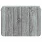 Preview: Wandmontierter Nachttisch Graues Sonoma 33 x 34,5 x 24 cm