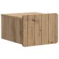 Preview: Wandmontierter Nachttisch Artisan-Eiche 33 x 34,5 x 24 cm