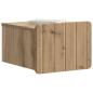 Preview: Wandmontierter Nachttisch Artisan-Eiche 33 x 34,5 x 24 cm