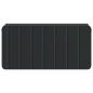 Preview: Wandmontierter Nachttisch Schwarz 49 x 34,5 x 24 cm