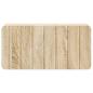Preview: Wandmontierter Nachttisch Sonoma-Eiche 49 x 34,5 x 24 cm