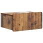 Preview: Wandmontierter Nachttisch Altholz 49 x 34,5 x 24 cm