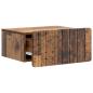 Preview: Wandmontierter Nachttisch Altholz 49 x 34,5 x 24 cm