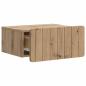 Preview: Wandmontierter Nachttisch Artisan-Eiche 49 x 34,5 x 24 cm