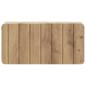 Preview: Wandmontierter Nachttisch Artisan-Eiche 49 x 34,5 x 24 cm