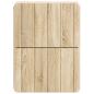 Preview: Wandmontierter Nachttisch Sonoma-Eiche 33 x 34,5 x 43 cm