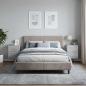 Preview: ARDEBO.de - Wandmontierter Nachttisch 2 Stk. Betongrau 33 x 34,5 x 43 cm