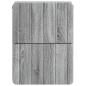 Preview: Wandmontierter Nachttisch Sonoma-Grau 33 x 34,5 x 43 cm