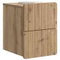 Preview: Wandmontierter Nachttisch Artisan-Eiche 33 x 34,5 x 43 cm