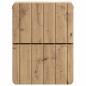 Preview: Wandmontierter Nachttisch Artisan-Eiche 33 x 34,5 x 43 cm