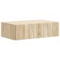 Preview: Wandmontierter Beistelltisch Sonoma-Eiche 59 x 34,5 x 17 cm
