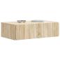 Preview: Wandmontierter Beistelltisch Sonoma-Eiche 59 x 34,5 x 17 cm