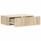 Preview: Wandmontierter Beistelltisch Sonoma-Eiche 59 x 34,5 x 17 cm