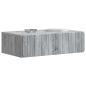 Preview: Wandmontierter Beistelltisch Graues Sonoma 59 x 34,5 x 17 cm