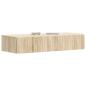 Preview: Wandmontierter Beistelltisch Sonoma-Eiche 87,5 x 34,5 x 17 cm