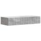 Preview: Wandmontierter Beistelltisch Betongrau 87,5 x 34,5 x 17 cm